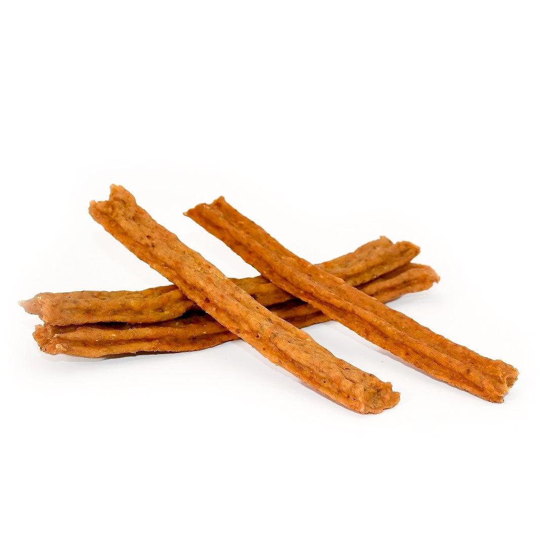 Textură perfectă și ingrediente premium! Aceste batoane reduc tartrul, întăresc dinții și susțin o blană sănătoasă datorită uleiului de somon.