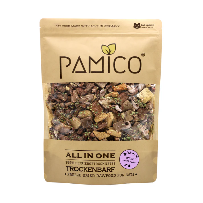 Pamico BARF Uscat Wild Mix – Meniu complet pentru pisici