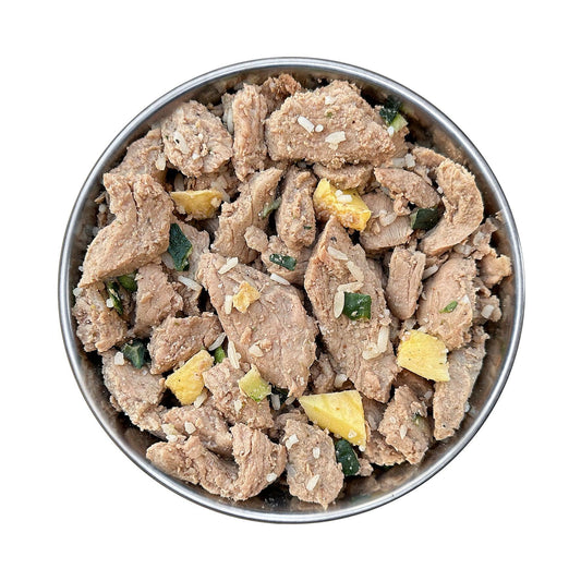 Fidelis Fresh Menu: pork, buckwheat, carrot and pumpkin