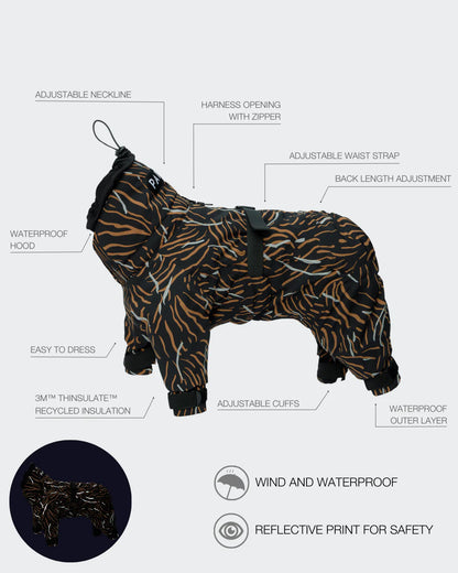 PAIKKA Costum de iarna Coal