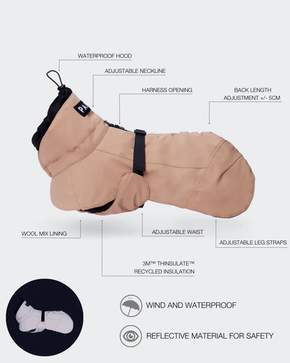 PAIKKA Geacă de iarnă reflectorizantă