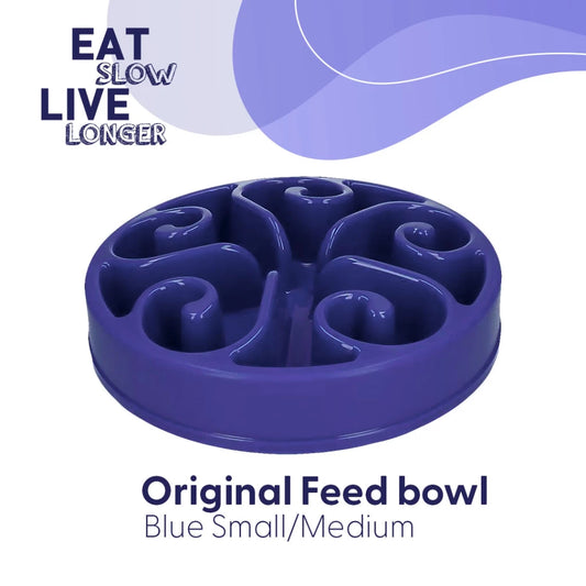 Slow feeder Live Longer Original albastru S