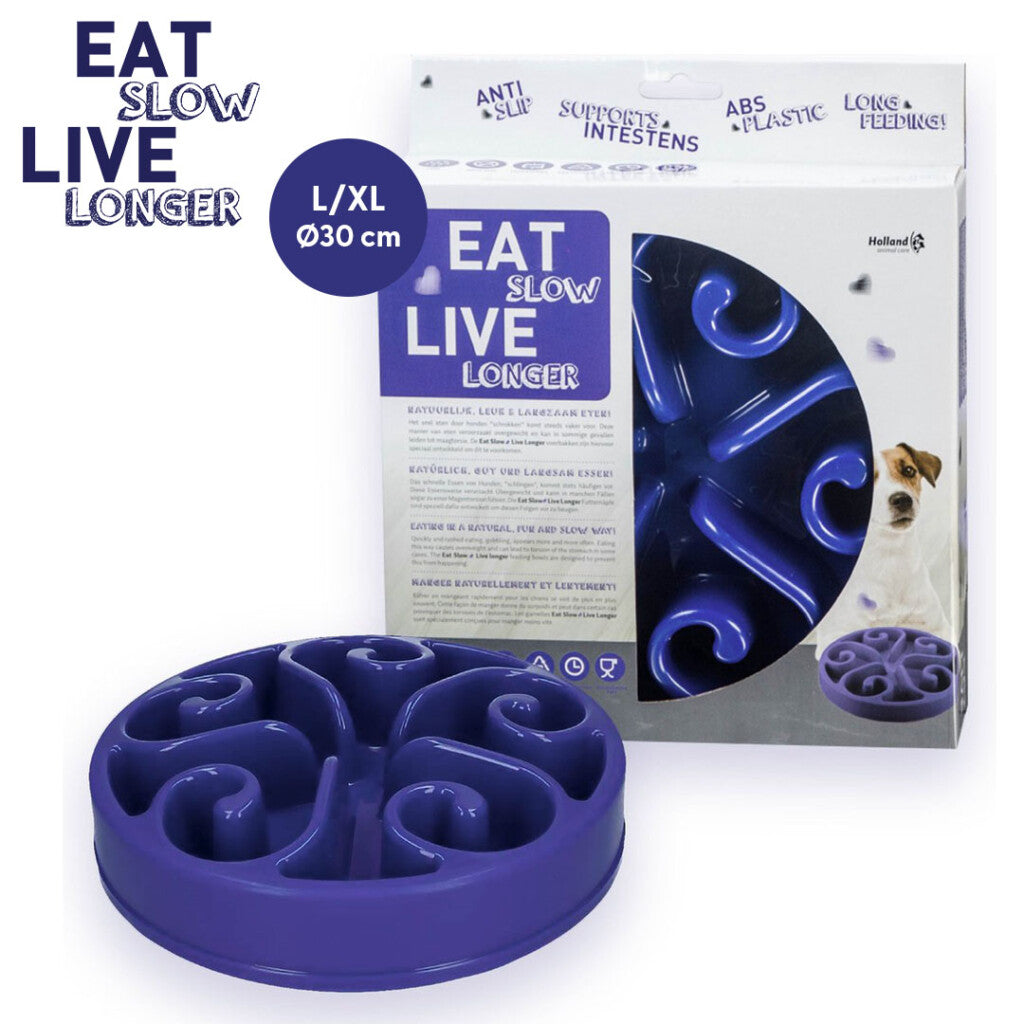 Slow feeder Live Longer Original albastru L