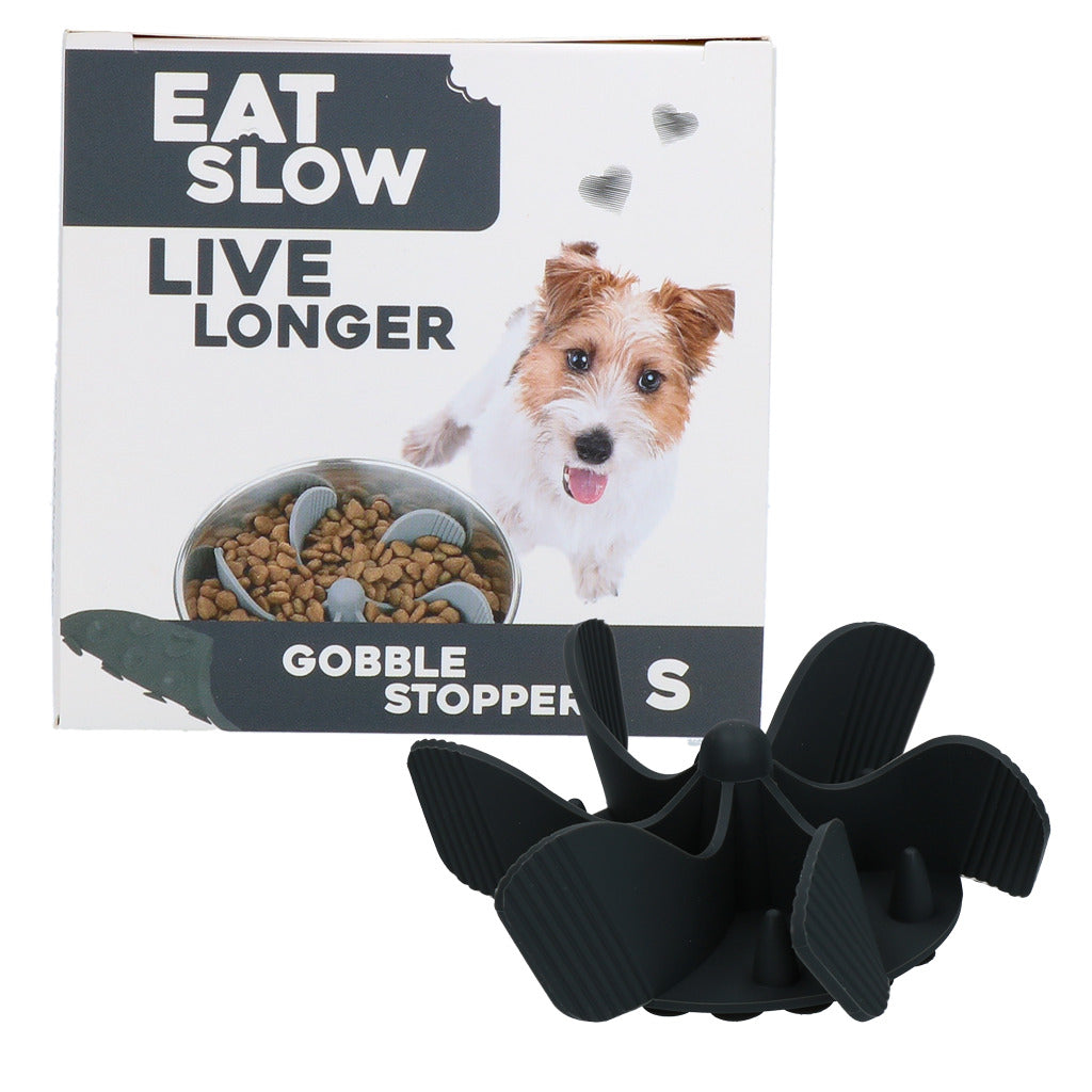 Eat Slow Live Longer Gobble Stopper gri S