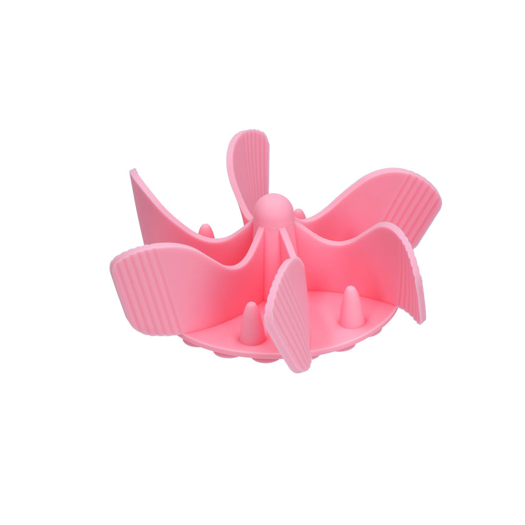 Eat Slow Live Longer Gobble Stopper Pink roz S