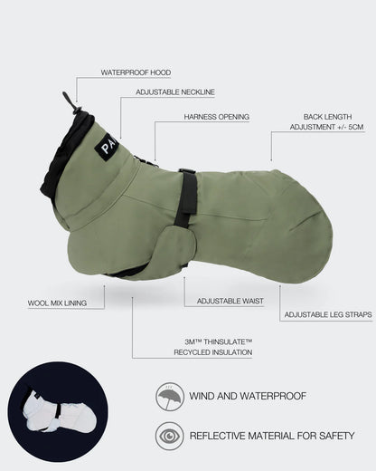 PAIKKA Geacă de iarnă reflectorizantă