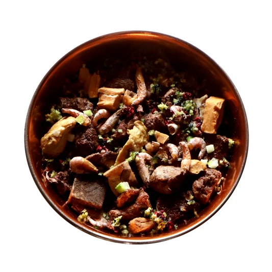 Meniu BARF Uscat Wild – Mix complet All in One: carne, pește, legume și fructe liofilizate – BARF pentru pisici