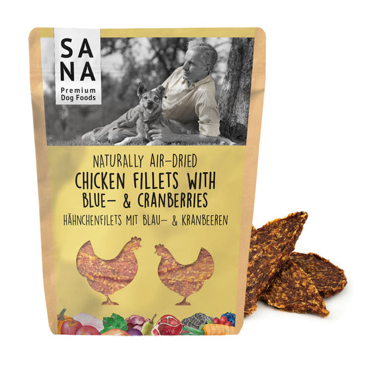 SANADOG Fileuri cu pui, afine si merisoare