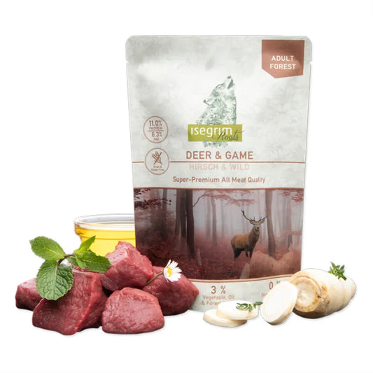 Isegrim Dog Adult Forest - Căprioară și Vânat 410g